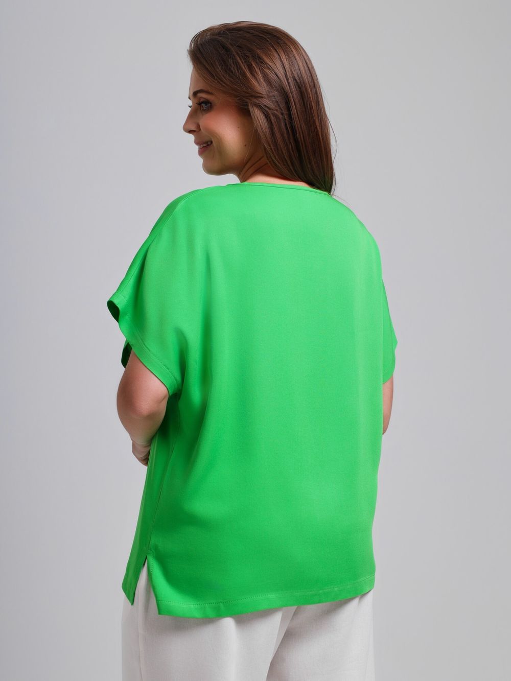 Блузка Летний драйв-4 Виотекс ЯРКО-ЗЕЛЁНЫЙ