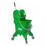 Ведро на колесах с универсальным отжимом, зеленое, 31 л HQ Profiline