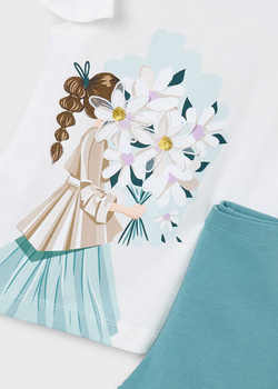 футболка с леггинсами