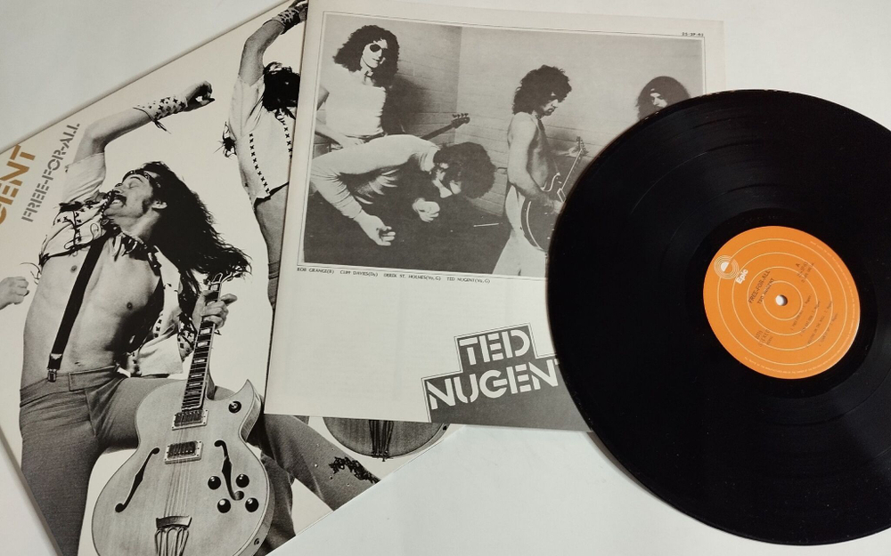 Винтажная виниловая пластинка LP Ted Nugent Free For All (Japan 1979) (No Obi)