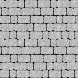 Тротуарная плитка Арена - Стоунмикс Белый с черным, комплект из 2 видов плит