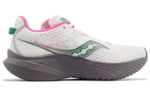 Saucony Kinvara 14 comfortable and lightweight mesh shock absorption, non-slip wear-resistant low-cut casual running shoes women's white pink green