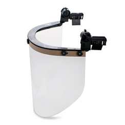 Щиток Росомз КБТ SUPER ВИЗИОН, утолщённый, защитный лицевой, с креплением на каске, арт. 04307