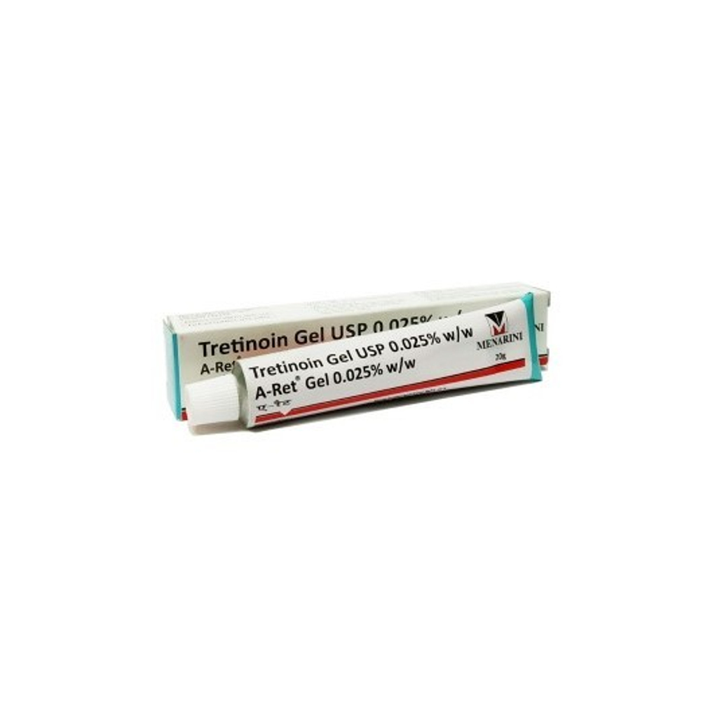 Гель для лица Menarini Третиноин 0,025% Tretinoin Gel USP 0,025% w/w A-Ret Gel 0,025% w/w 20 г