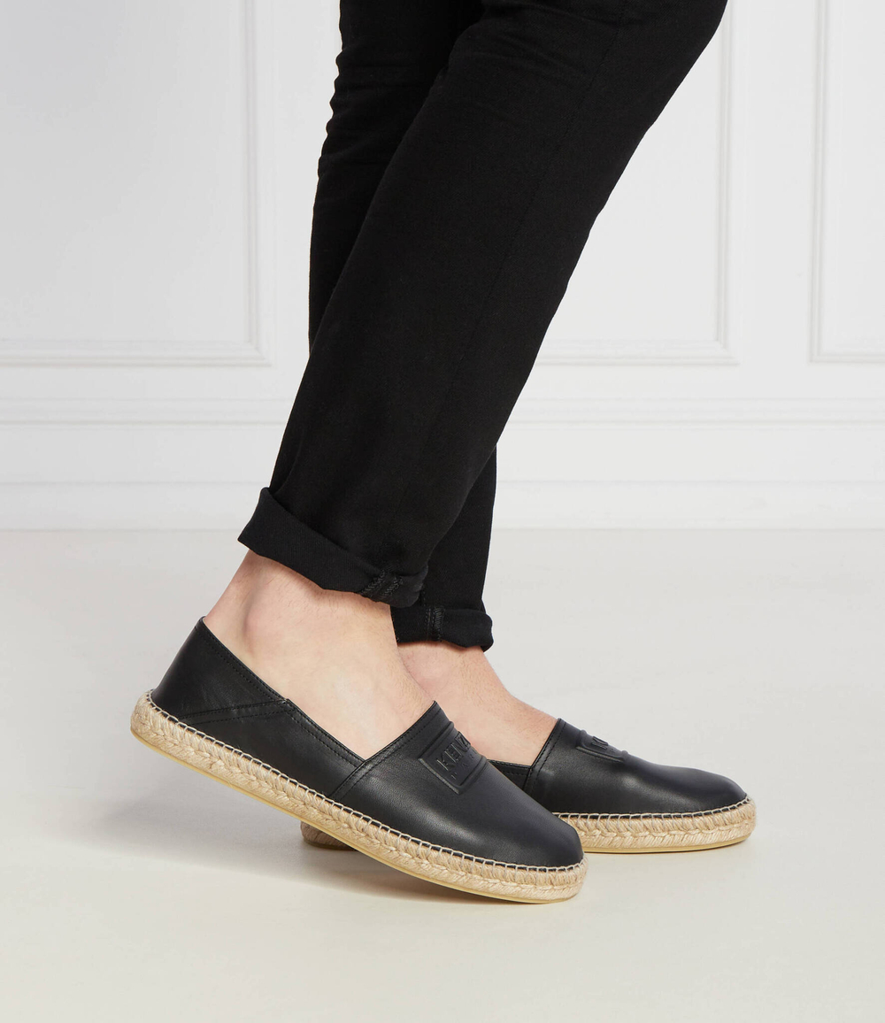 Кожаные эспадрильи Kenzo - черный(FE55ES021L73)