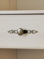 Шкаф витрина, 54х42х195, Susanna, сервант для посуды, стеллаж для книг, деревянная, белый, MAKOSA