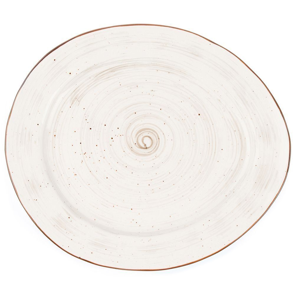 Тарелка White Fusion 22,5*19,5 см, P.L. Proff Cuisine