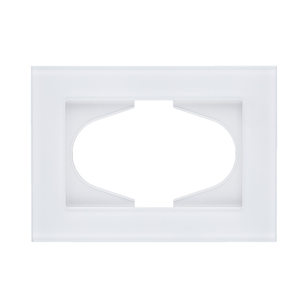 Рамка для двойной розетки, стекло белый Kollinger Reflex MG RM120WH