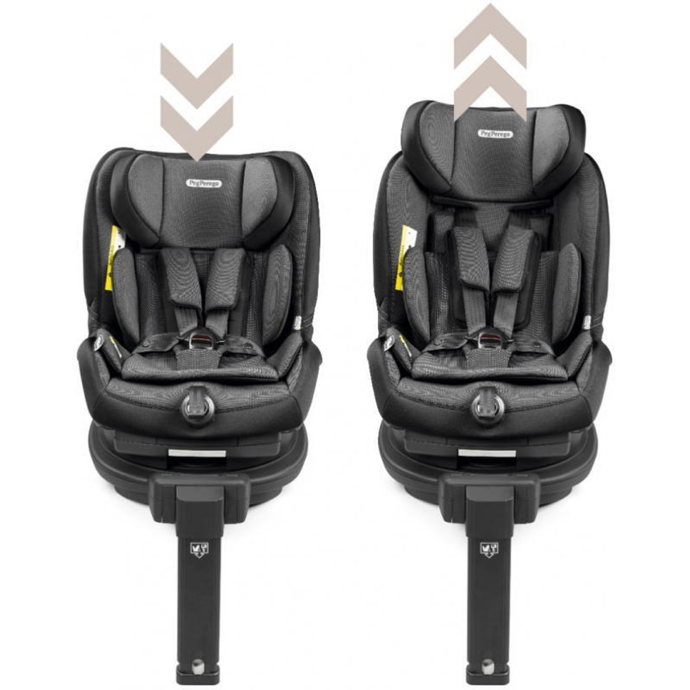 Автокресло Peg Perego Viaggio Giro (9-18 кг) с базой 360 Isofix Licorice