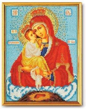"Богородица Почаевская"-В-170 вышивка