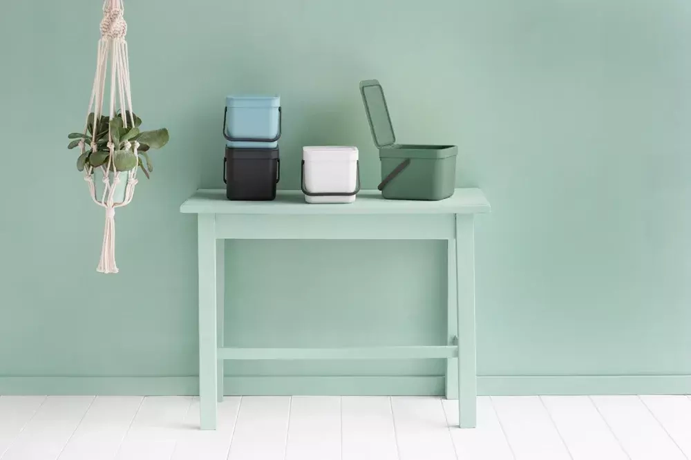 Brabantia - Контейнер для сортировки мусора Sort &amp; Go 6л, белый / артикул   109706  / GTIN 8710755109706