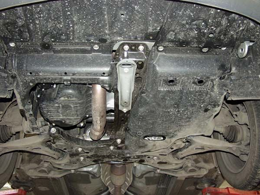 Защита картера и КПП Sheriff для Toyota Avensis II (T250) 2003-2009 арт.24.0481