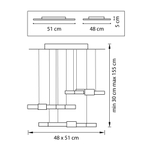 Подвесной светодиодный светильник Favo Lightstar 750222