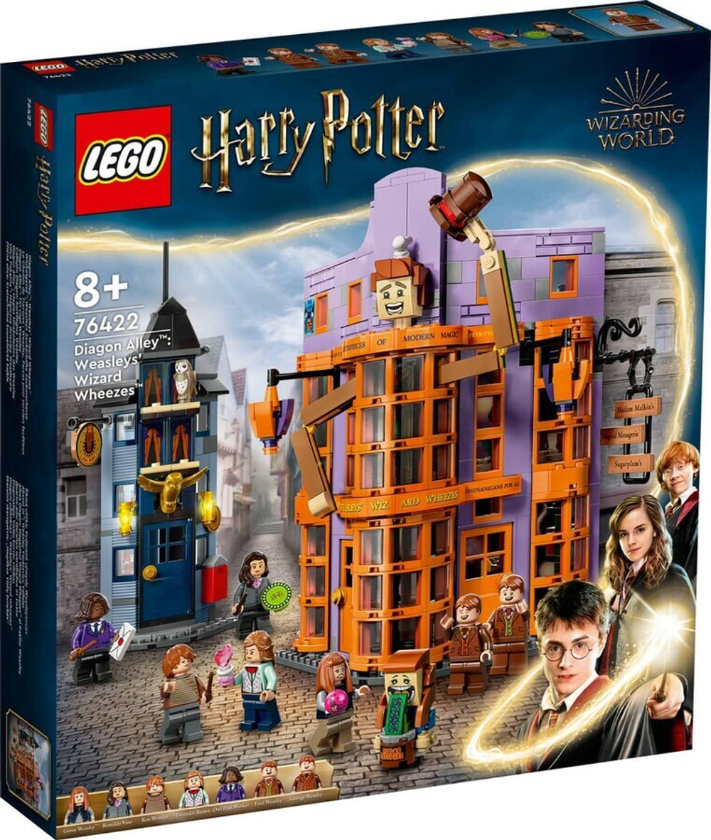 Конструктор LEGO Harry Potter 76422 Косой переулок: Волшебные вредилки Уизли