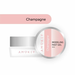 Amokey Моделирующий гель однофазный Fast Gel Champagne - 15гр