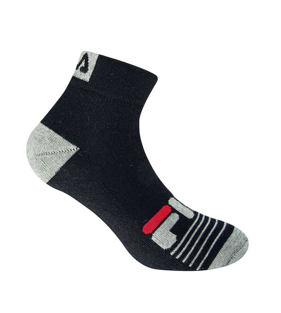Теннисные носки Fila фитнес Quarter Socks 3P - black
