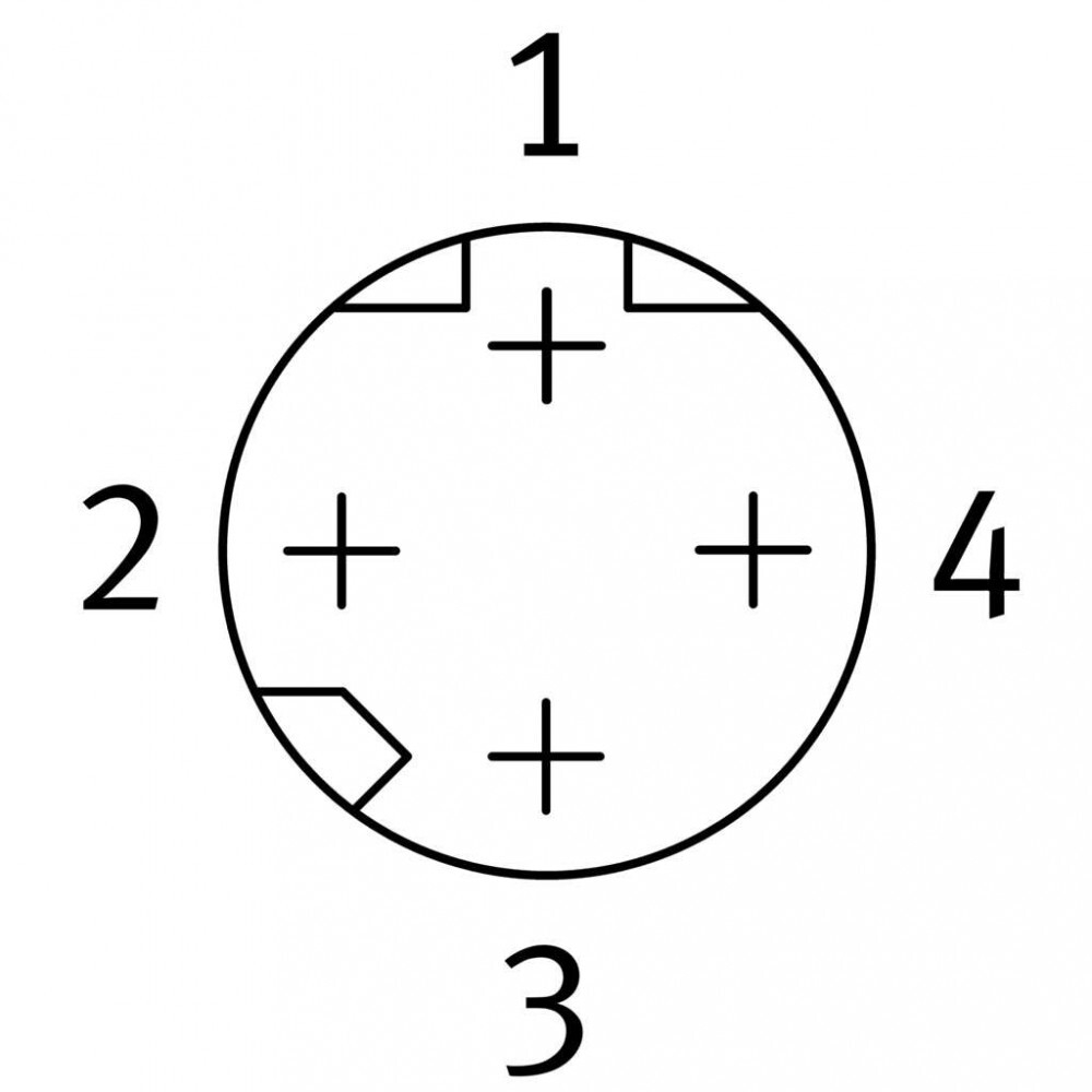 NEBC-D8G4-ES-7.5-N-S-D8G4-ET Соединительный кабель