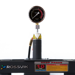 Пресс гидравлический 10 тонн, настольный, цвет серый RAL 7016 ROSSVIK