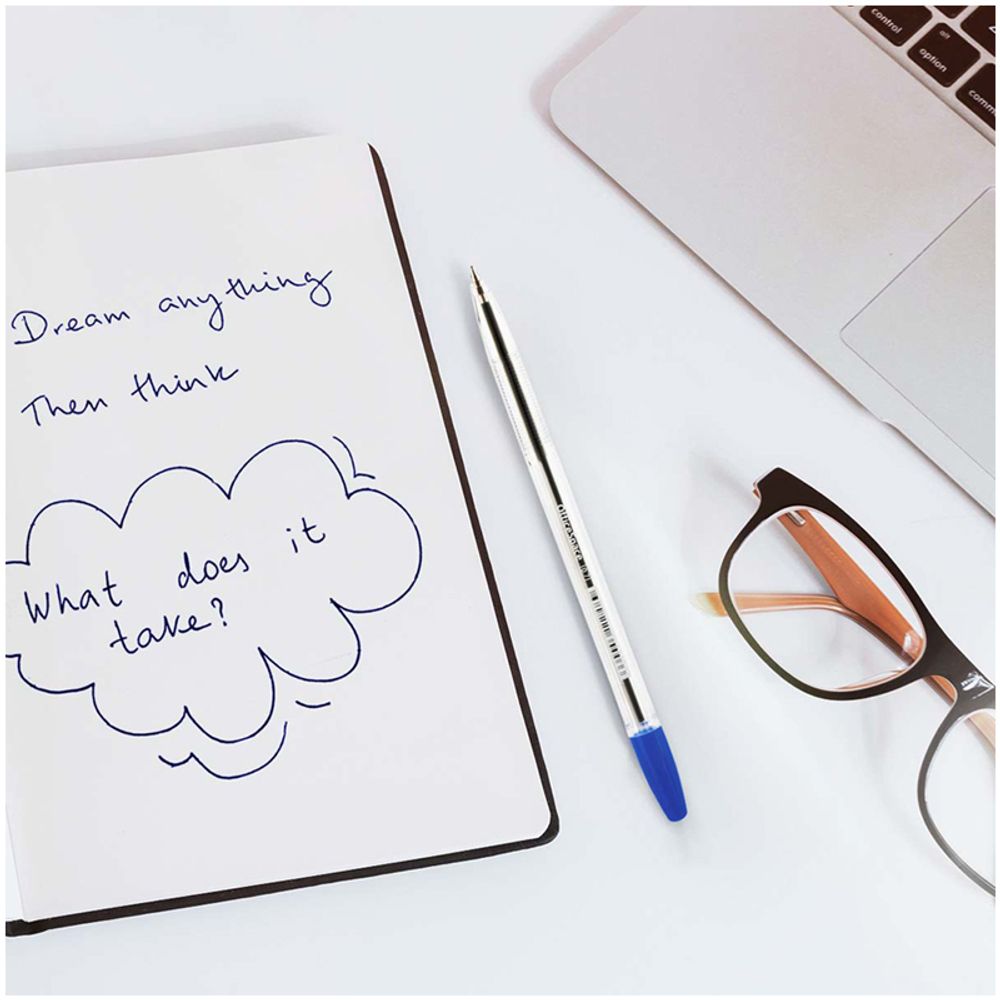 Ручка шариковая OfficeSpace "LC-Max" синяя, 0,7мм, штрих-код