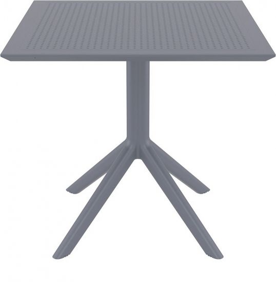 Стол пластиковый Sky Table 80 темно-серый