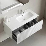Тумба с раковиной Sancos Snob R 1.0 SNR1.0100LW/SNR1.0100RW Bianco