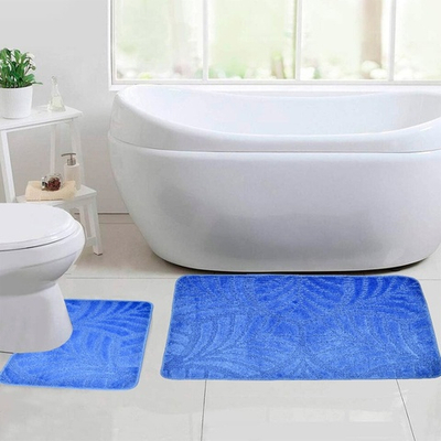 Коврик BOMBINI Classic One Color 60*100см 2шт (голубой), 202022