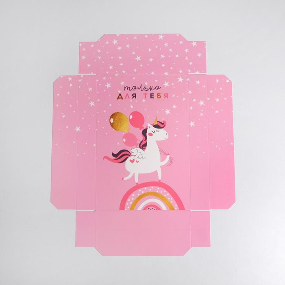 Коробка складная «Единорог», 30 × 20 × 9 см