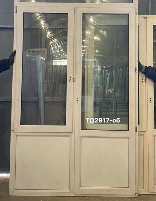 Дверь Пластиковая Б/У 228(в) х 151(ш) (Балконный Блок)