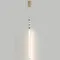 6640/12L HIGHTECH ODL25 227 Подвесной светильник бронзов/белый/металл/акрил/агат IP20 LED 12W 3500K 220V MONELLA