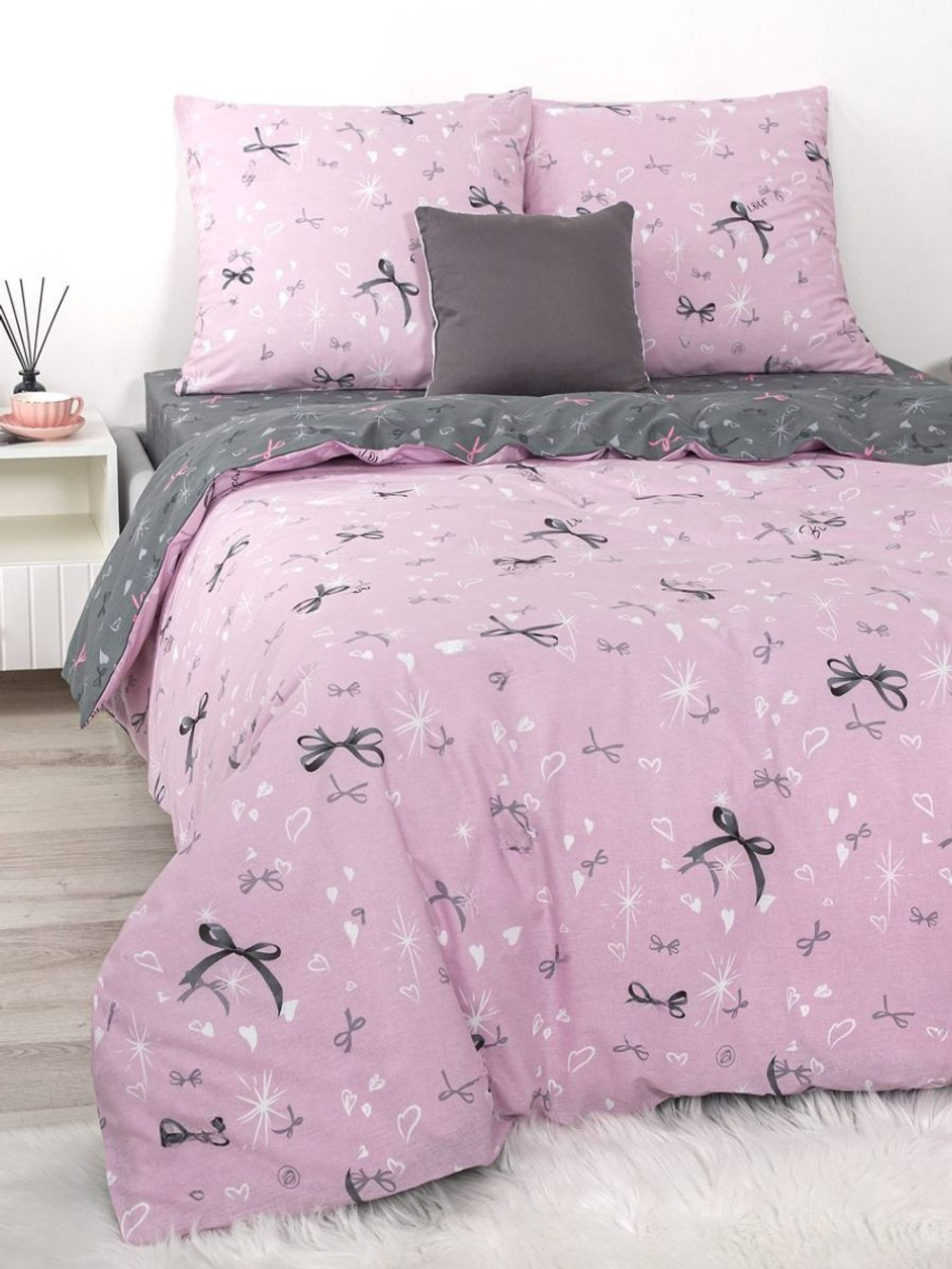 Постельное белье 2 спальное, поплин, наволочки 70х70, 100% хлопок, ивановский текстиль постельное белье