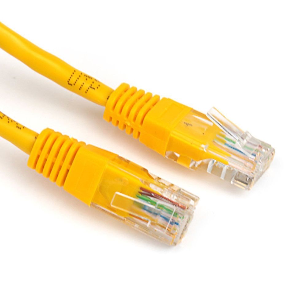 Патч-корд Ripo UTP Cat 5E, RJ45, 0,5 m (желтый)