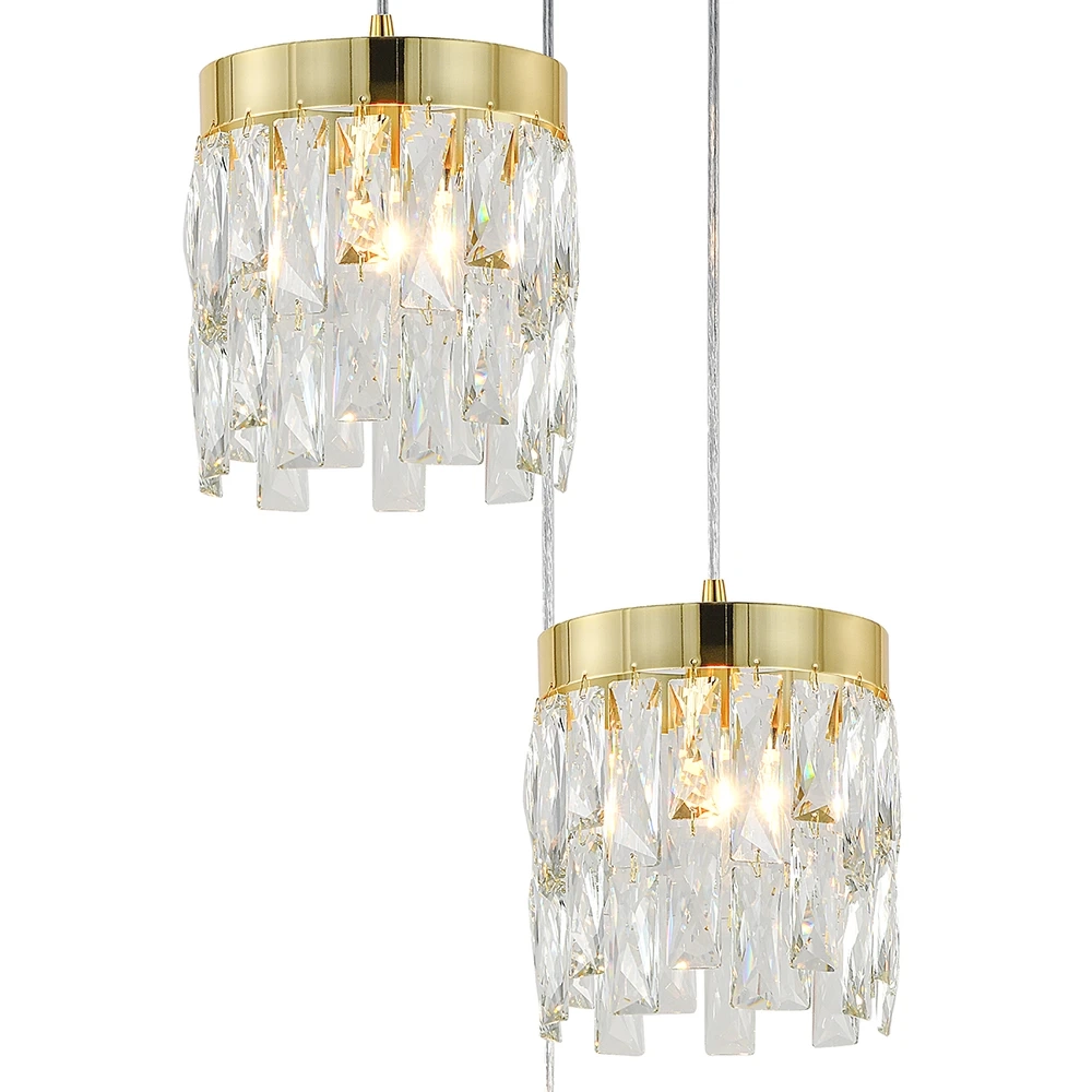 Подвесной светильник Indigo ANNA 12029/3P Gold V000495