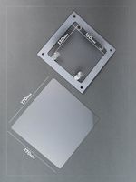 Вентиляционная решетка РД 170х170 Зеркальная