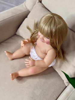 Кукла Реборн виниловая 55см без одежды (FA-134W)