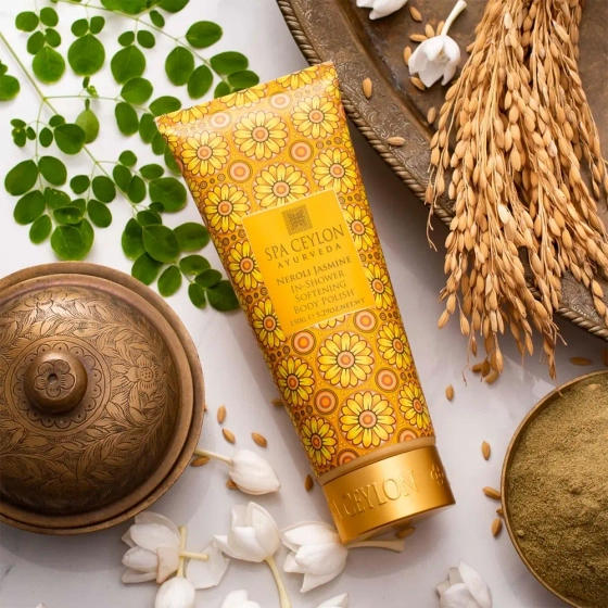 Смягчающий гель для душа со скрабирующими частицами "НЕРОЛИ И ЖАСМИН"