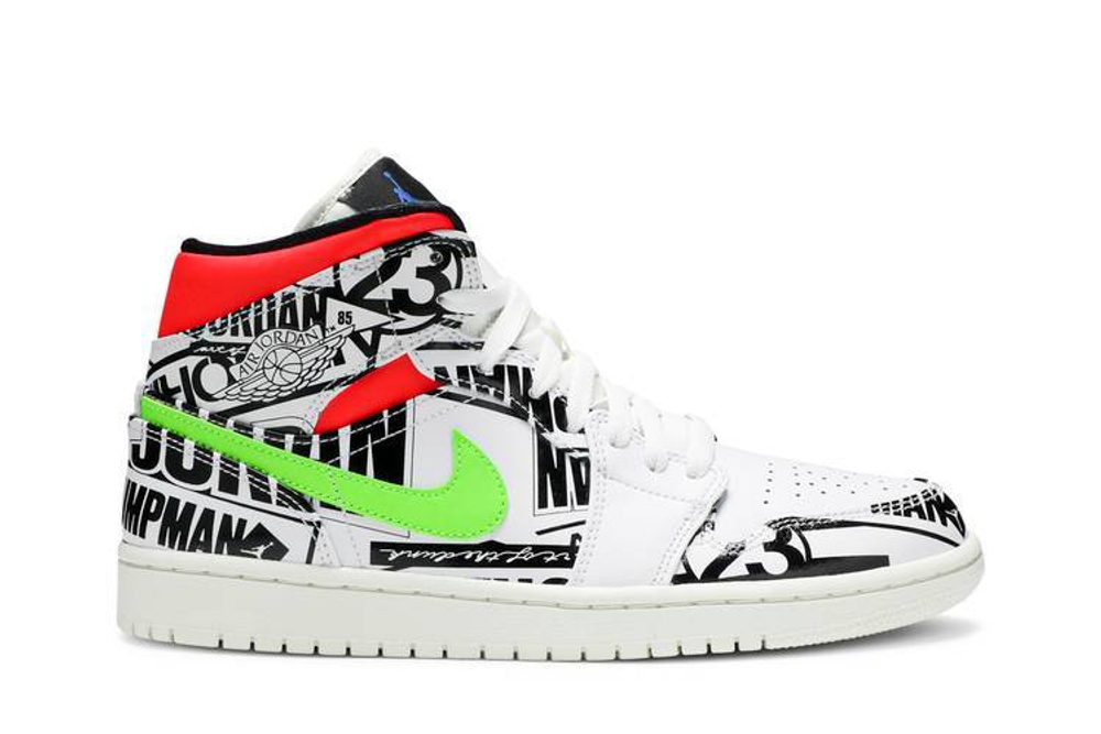 Кроссовки Jordan Air Jordan 1 Mid All Over Logos