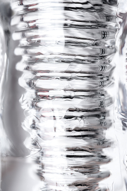 Мастурбатор нереалистичный Lingam by TOYFA Asha, TPE, прозрачный, 14 см