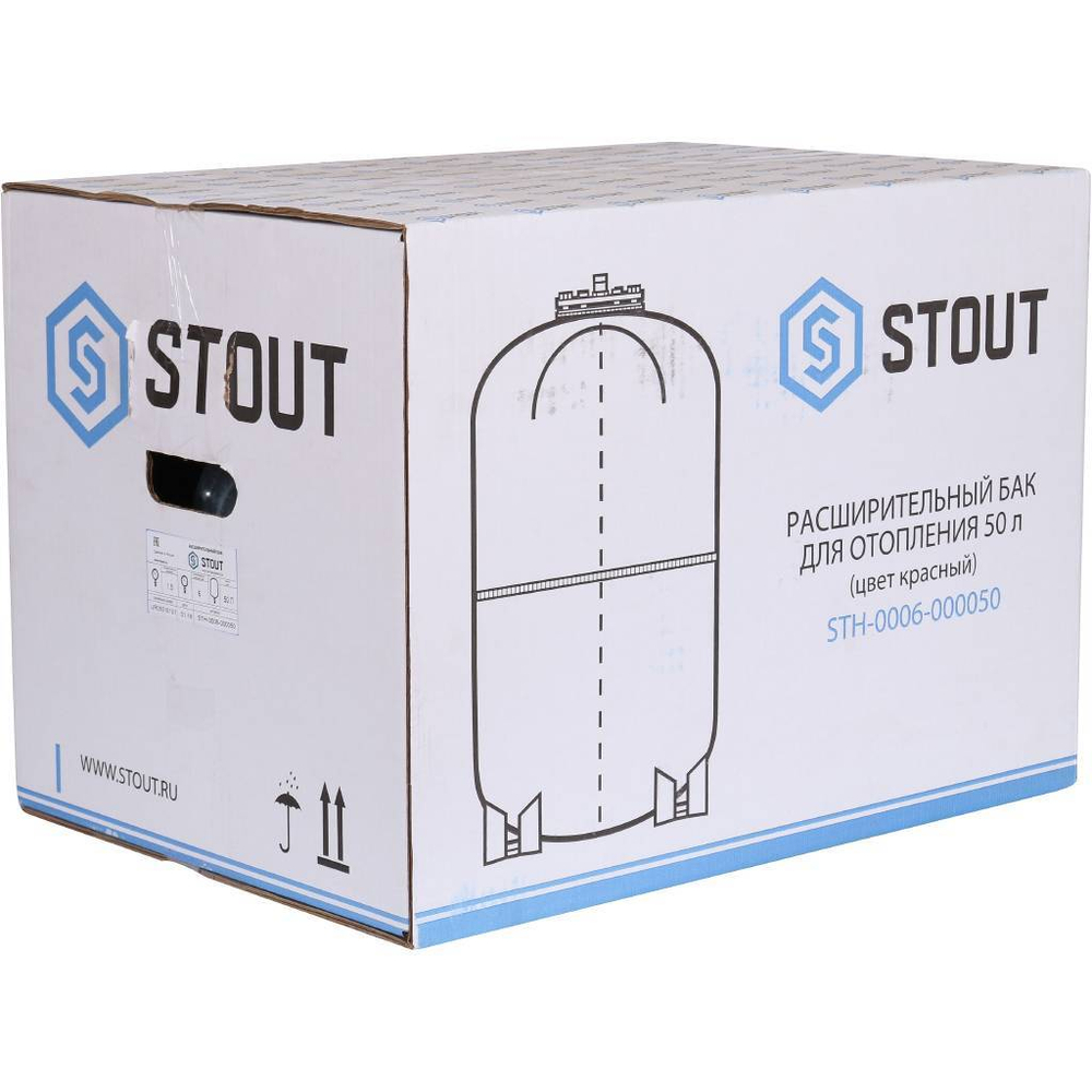 Расширительный бак STOUT для отопления 50 л вертикальный