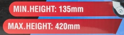 Домкрат подкатной гидравлический 3т (h min 135мм, h max 420мм) Forsage F-T830011L