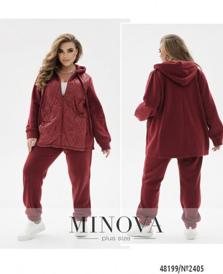 Костюм 2405-бордо Minova Фото 1