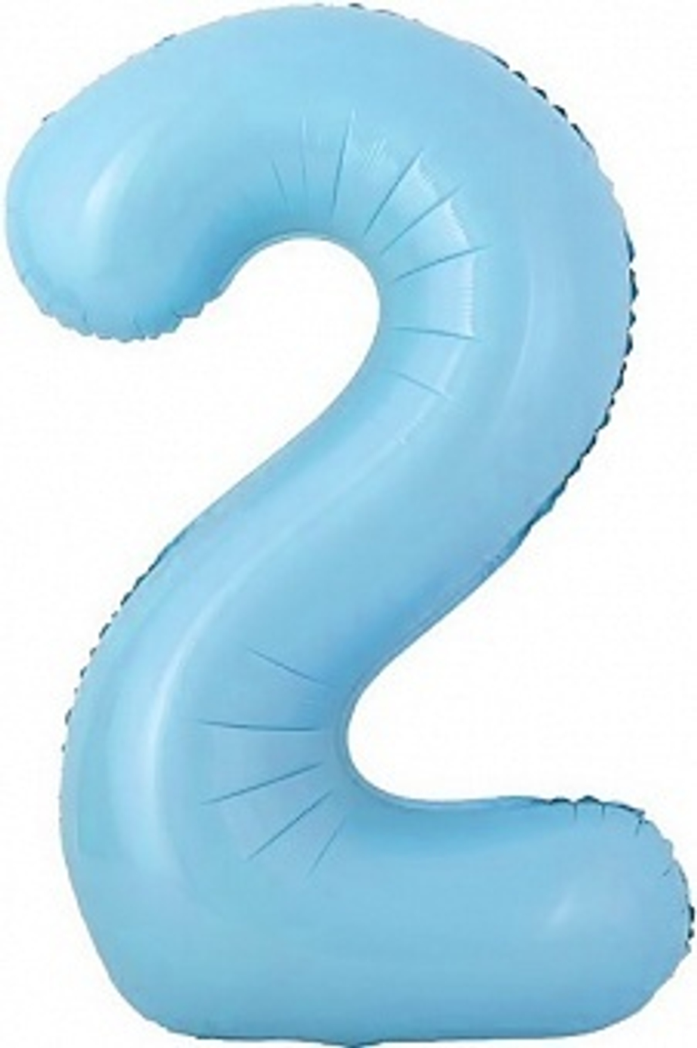 К Мини-цифра 2 Голубой 16''/41 см
