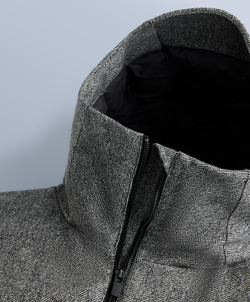 Oysho Водостойкая куртка FELLEX® Wool Blend SKI, антрацитово-серый