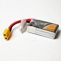 lipo аккмулятор 3S 11.1V 650mAh 75C XT-60