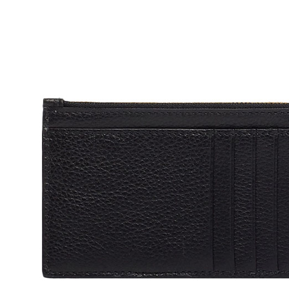 Balenciaga Grain Calfskin Business Card Holder Women"s Black