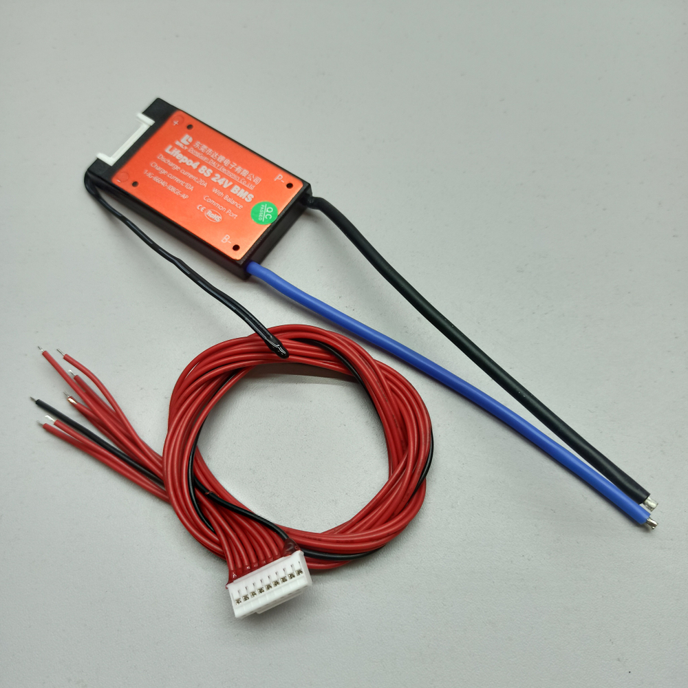 Плата LiFePo4 BMS daly 8s24v 20A с термодатчиком