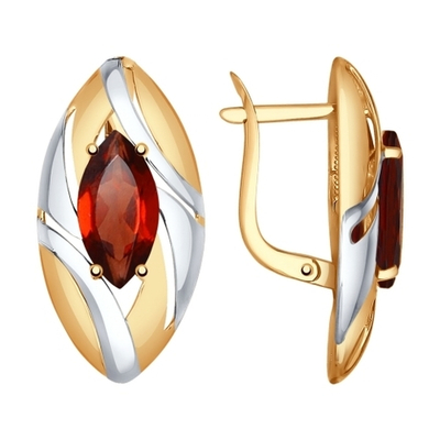 Серьги Au 585 (724730)