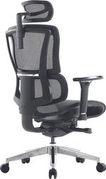 Эргономичное кресло Everprof Mega Сетка Черный