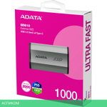Внешний накопитель A-Data SD810 1Tb серый (SD810-1000G-CSG)