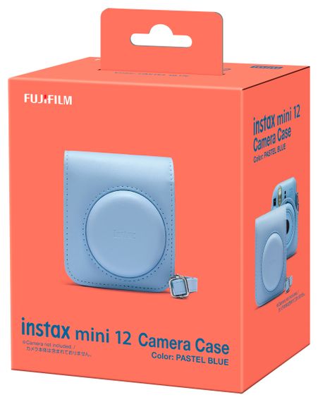 İnstax fotoaparat üzlüyü \ Instant Camera Case MINI 12 CASE - PASTEL BLUE