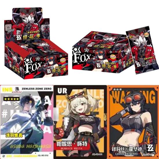 Коллекционные карточки Zenless Zone Zero № 3 (3 карточки в бустере)